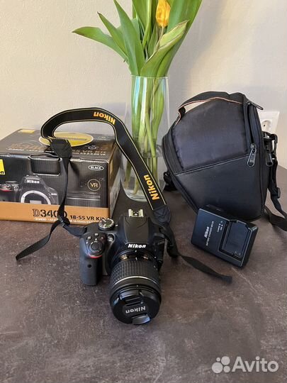 Фотоаппарат nikon d3400 18-55 vr kit