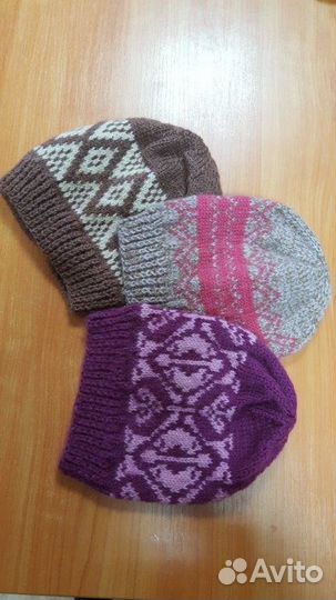 Шапки вязаные новые