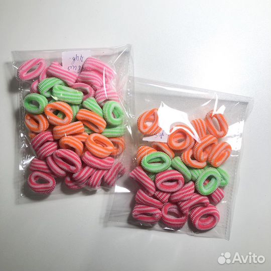 Резинки для волос «полосочка»