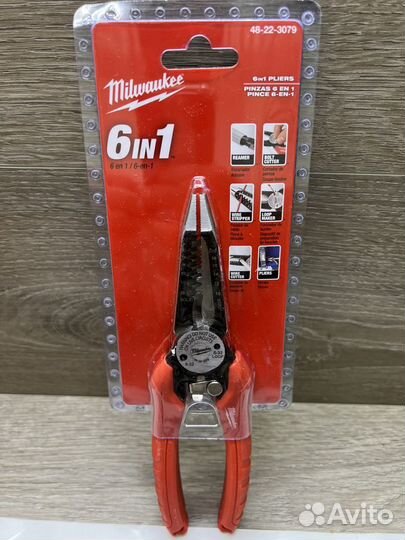 Пасатижи плоскогубцы Milwaukee 6in1