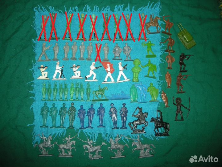 Солдатики СССР рыцари воины гусары только мелкоопт