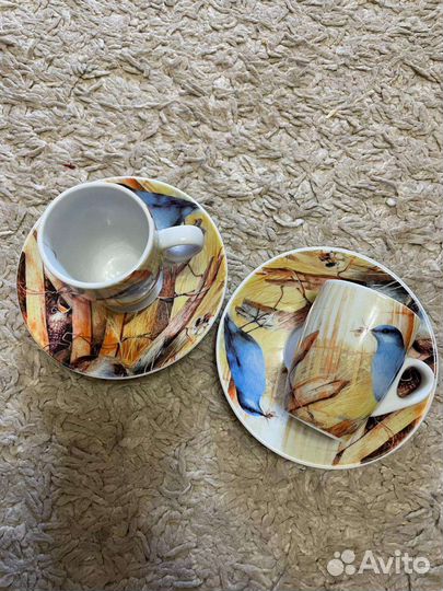 Набор кофейный колибри новый