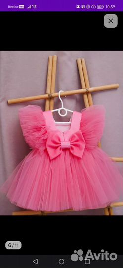 Платье для девочки 80- 86