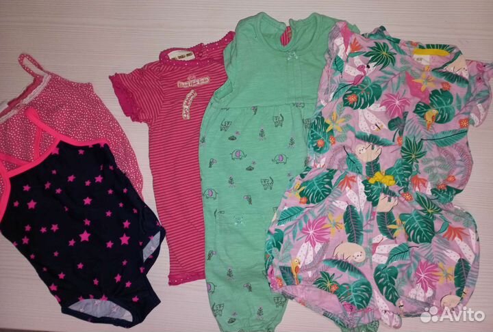 Пакет вещей для девочки от 6 до 9 месяцев