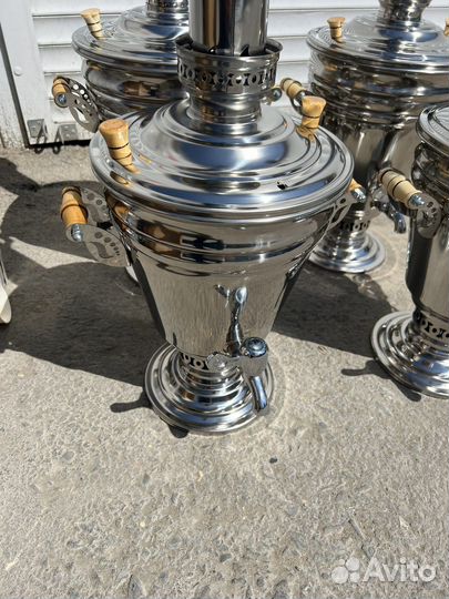 Самовар на дровах новый