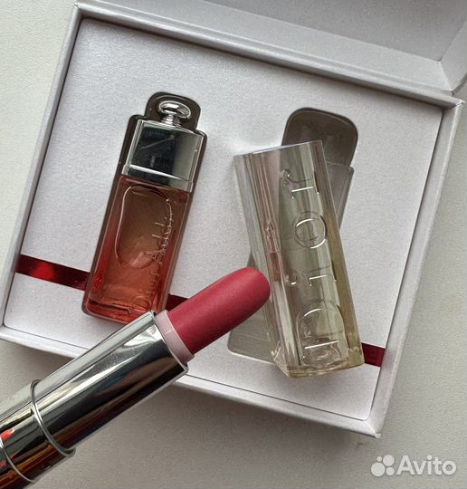 Dior addict eau delice помада набор миниатюр