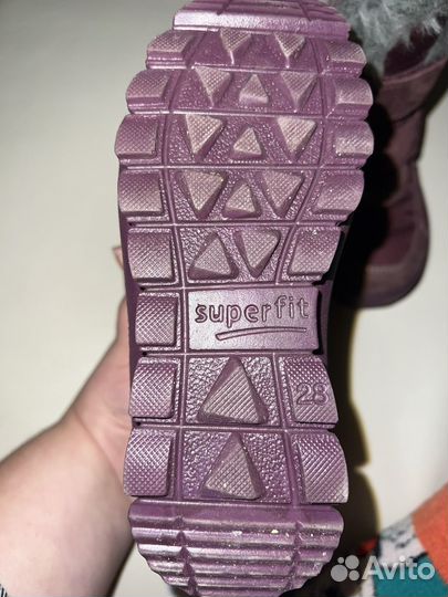 Ботинки зимние superfit 28 для девочек