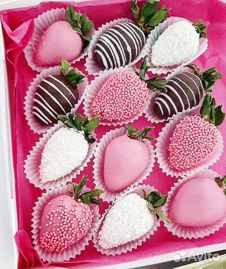 Клубника в шоколаде букеты