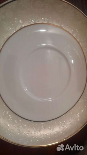 Чашка с блюдцем фарфор