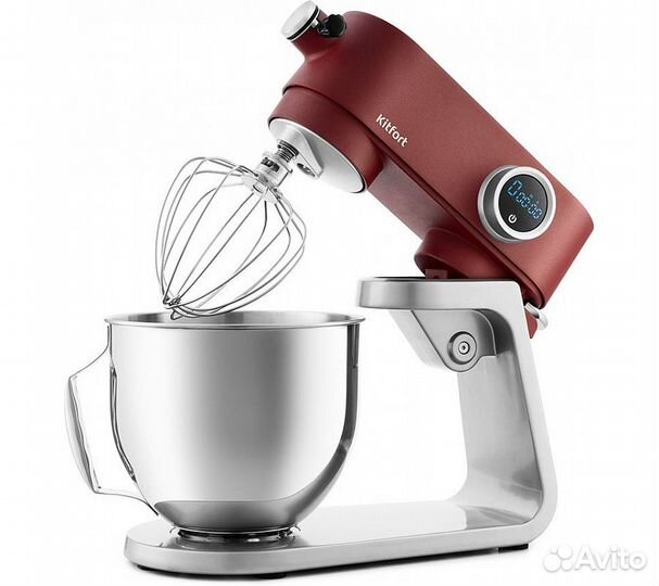 Планетарный миксер Kitfort кт-1391-1 красный