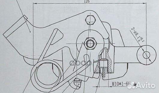 Суппорт тормозной CF084764 Trialli