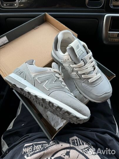 Кроссовки new balance 574 замша