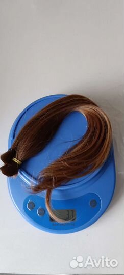 Волосы натуральные, срез 30 см