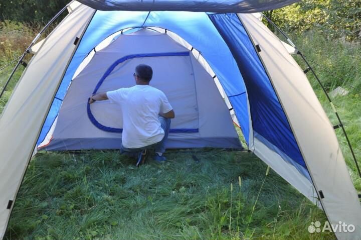 Палатка туристическая 4 местная LY-1706