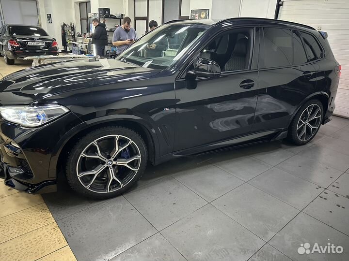 Обвес BMW X5 G05 черный М Шторм черный глянец