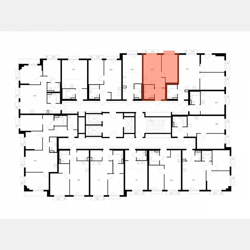 1-к. квартира, 36,3 м², 13/18 эт.