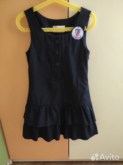 Продам сарафан школьный р.128