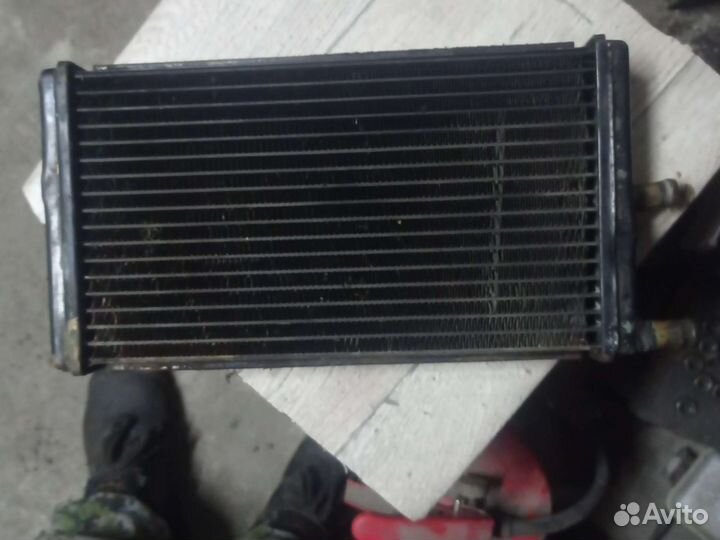 Радиатор медный дополнительной печки на газель