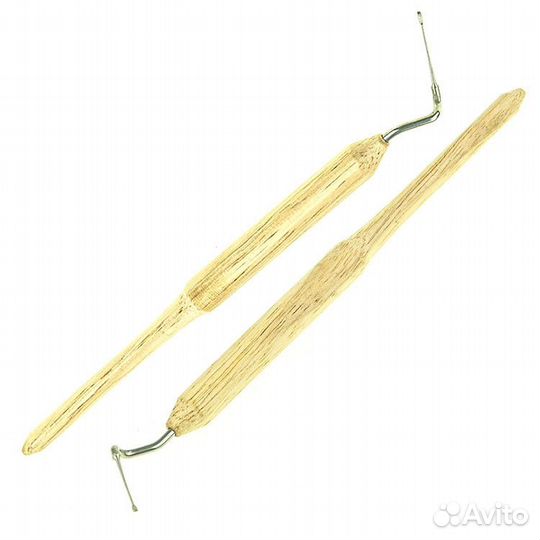 Шпатель для переноса личинок правый (деревянная ру