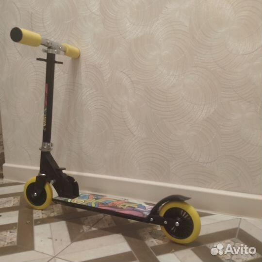 Самокат снегокат детский