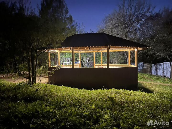 Аренда теплой беседки с мангалом