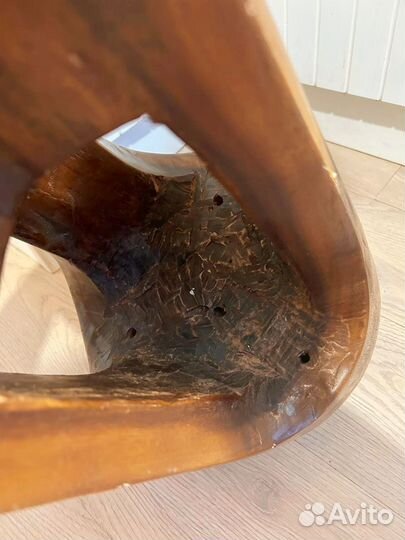 Табуретка массив цельное дерево