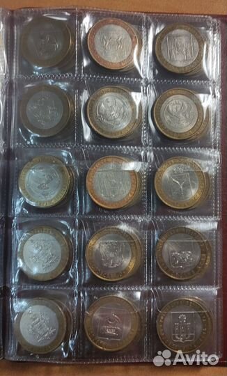 150 монет биметалл в альбоме