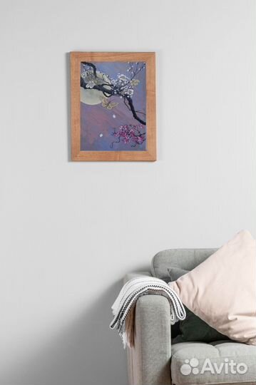 Интерьерная картина цветы ручная работа