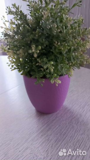 Искусственные цветы в горшках икеа