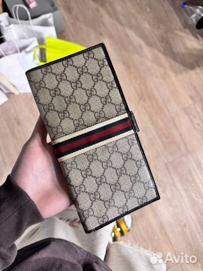 Кошелёк Gucci Beige Logo Оригинал