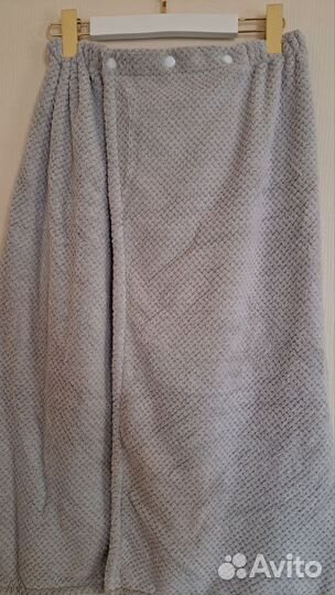 Накидка/Килт для сауны жен, цвет серый, разм.46-50