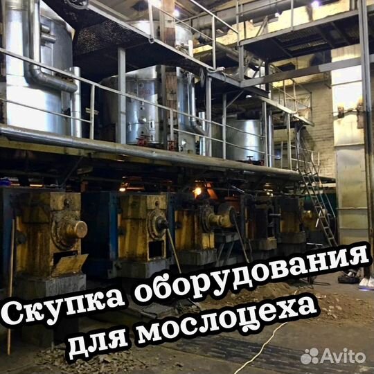 Скупка оборудования для маслоцеха и маслозавода