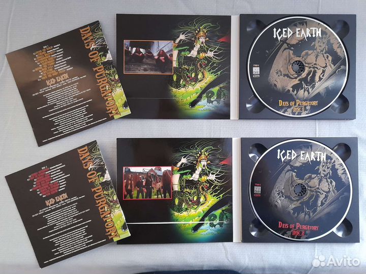 Фирменные 2 CD группы iced earth