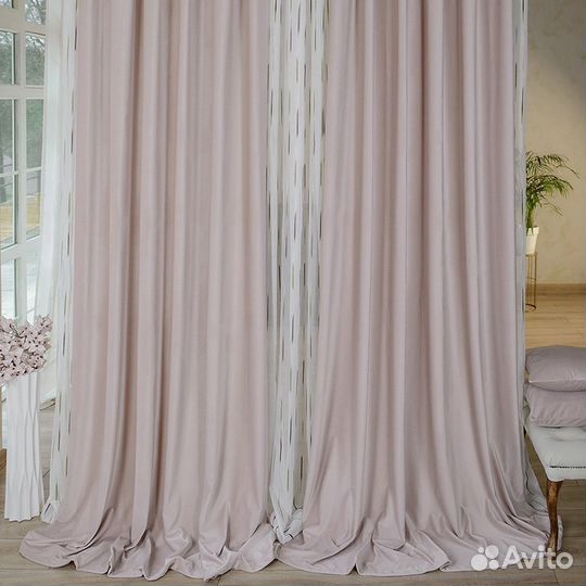 Портьеры бархат Беллиссимо Лотос шторы