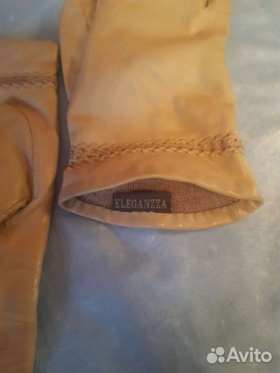 Перчатки кожаные