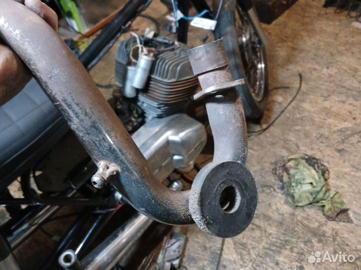 Приёмная труба питбайк