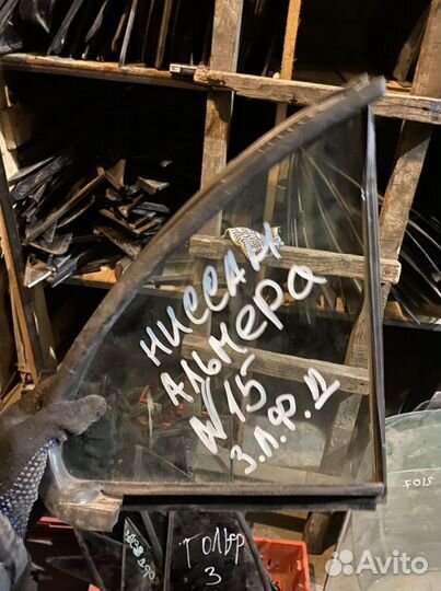 Форточка задняя левая nissan almera n15