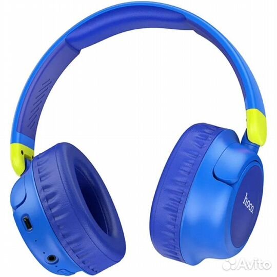 Гарнитура hoco W43 Adventure, bluetooth, накладная, синий