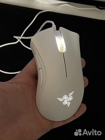 Игровая мышь razer deathadder essential белая купить в Москве ...