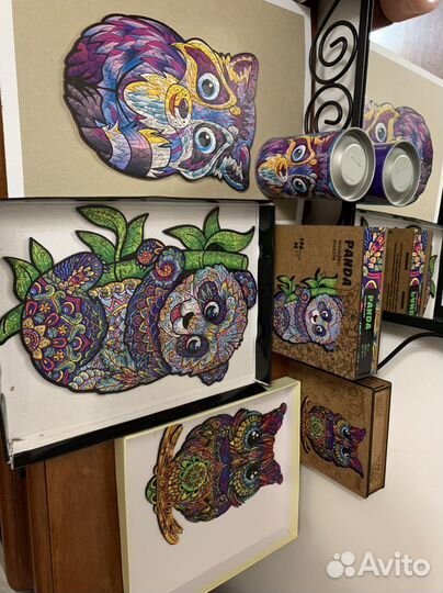 Деревянные пазлы