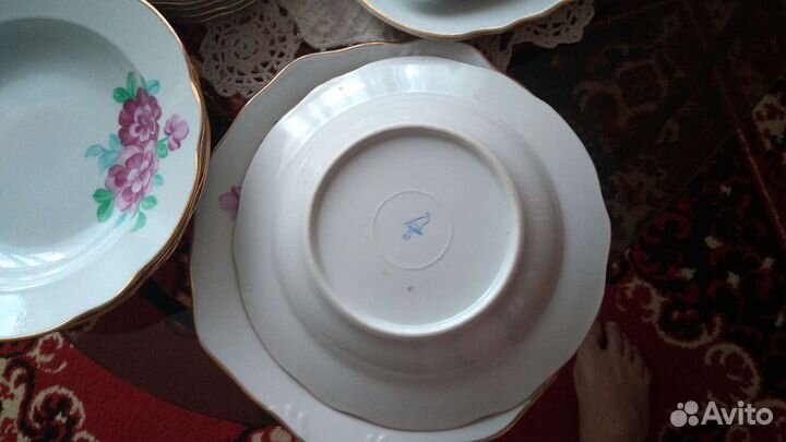 Столовый сервиз фарфор Дулёво