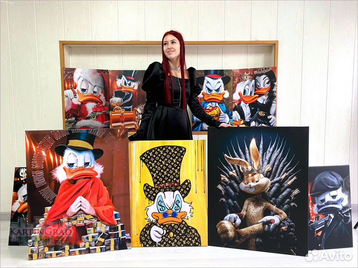 Популярные крутые картины Скрудж Макдак / Арт 47