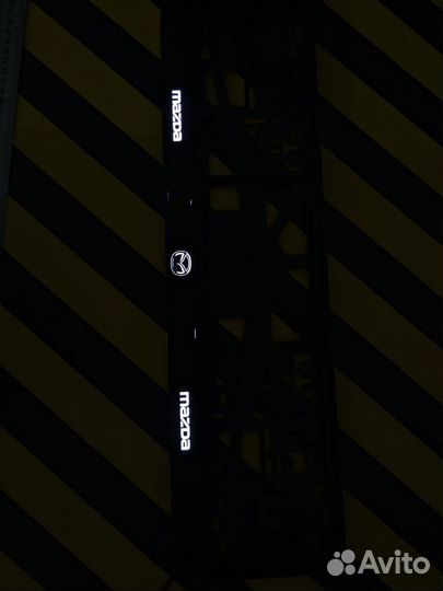 Рамка номерного знака led подсветка