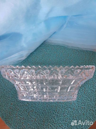 Блюдо хрусталь