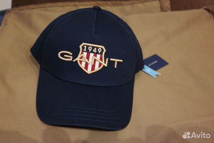 Бейсболка Gant Archive Shield cotton cap marine DS
