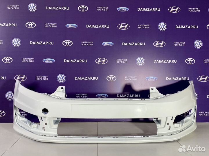 Бампер Передний Volkswagen Polo 2015 Белый