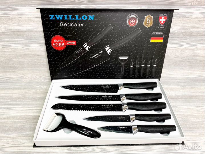 Кухонный набор ножей Zwillon 001