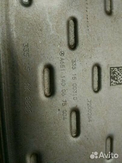 Mercedes 2.2 cdi охладитель егр A6511400675