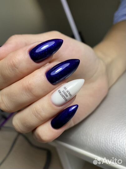 Маникюр+ наращивание ногтей