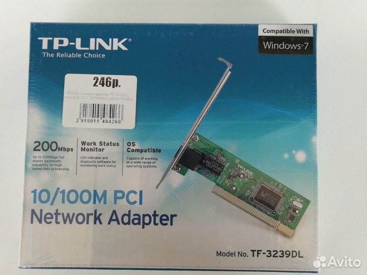TP-link Сетевой адаптер TF-3239DL